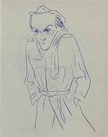 ZA NINO (1906 - 1996) - "Il caricaturista degli anni 30" Menabò completo a disegni inedito.