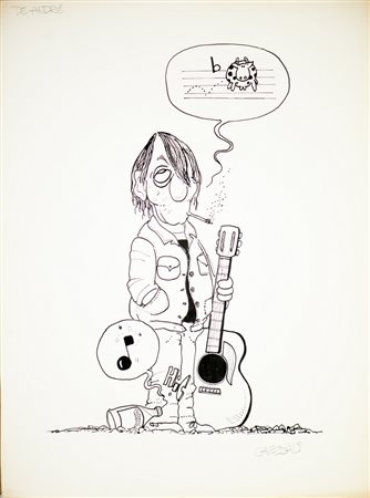 CAVEZZALI MASSIMO (1950 - 2023) - DA PIGLIA E DALLA IN CONCERTO : DE ANDRE'.