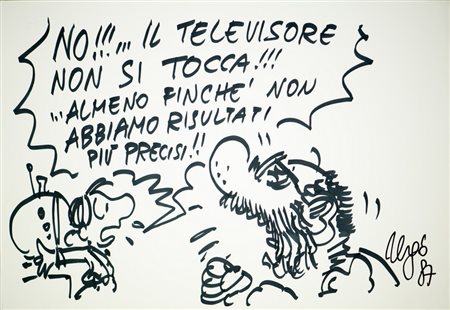 STAINO SERGIO - No!!.. Il televisore non si tocca.