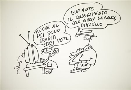 ELLEKAPPA (Laura Pellegrini) (n. 1955) - "Durante il collegamento...".