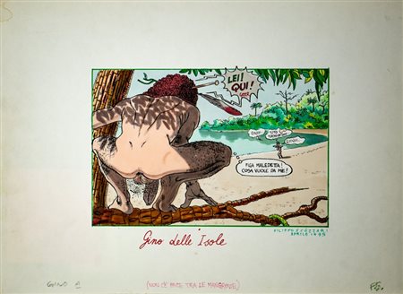 Scozzari Filippo (n. 1946) - GINO DELLE ISOLE (NON C'E' PACE TRA LE MANGROVIE).