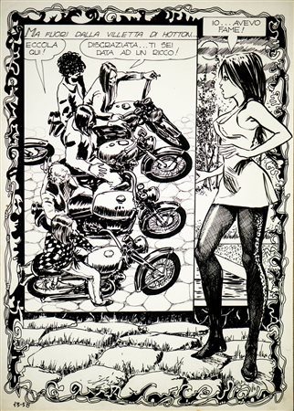 MANARA MILO (n. 1945) - TAVOLA PER GENIUS N 13.