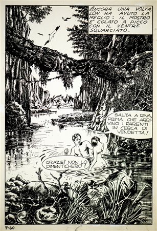 MANARA MILO (n. 1945) - Tavola da Genius n.7.