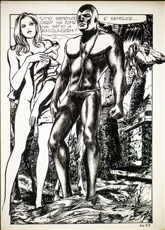 MANARA MILO (n. 1945) - TAVOLA TRATTA DA "GENIUS".