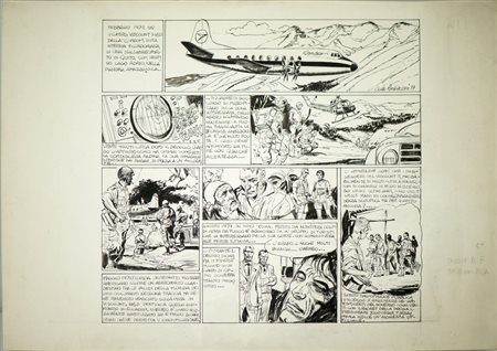 AMBROSINI CARLO (n. 1954) - Racconto di guerra per la editoriale "Dardo".