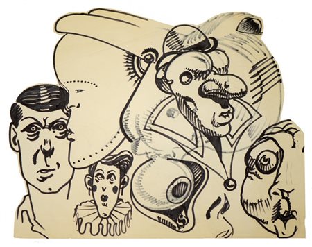 LIBERATORE TANINO (n. 1953) - Disegni automatici .