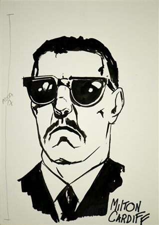 LIBERATORE TANINO (n. 1953) - Milton Cardiff per "Il Male ".