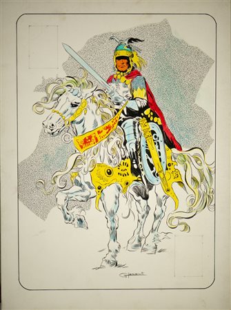 TENENTI GIANCARLO (n. 1934) - JAK DI FIORI - CARTA DA GIOCO PER LE NUVOLE PARLANTI.