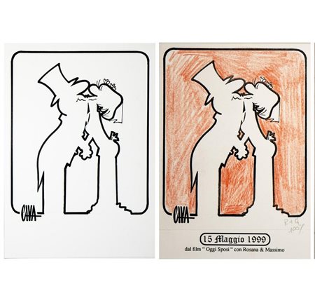 CAVANDOLI OSVALDO - Locandina Film  "Oggi Sposi - con Rosana & Massimo".