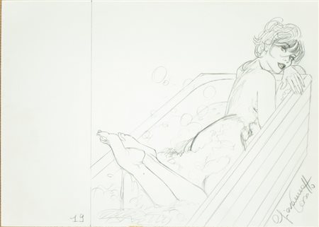 CASOTTO GIOVANNA - Donna in vasca.