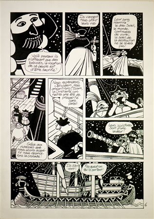 B DAVID - Nourrir Le Monde (Una storia di Cristoforo Colombo) pagina 6 .