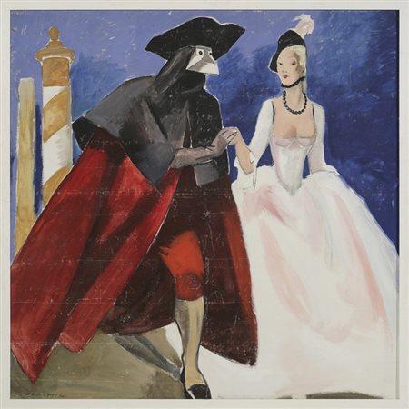 DUDOVICH MARCELLO (1878 - 1962) - CARNEVALE A VENEZIA.