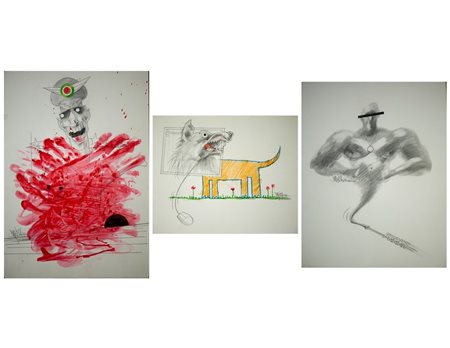 RAPDPUR DARIUSH - Tre illustrazioni per Avvenimenti .