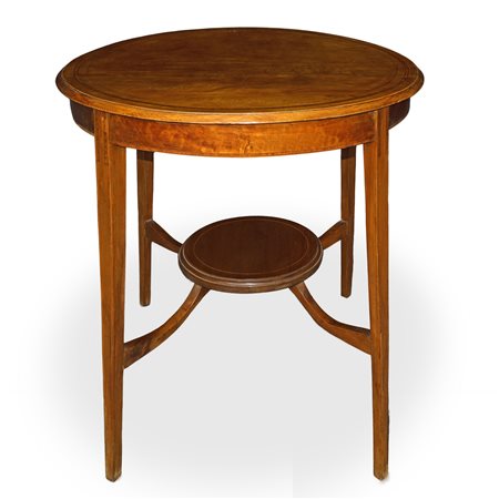 Tavolino rotondo con 4 piedi