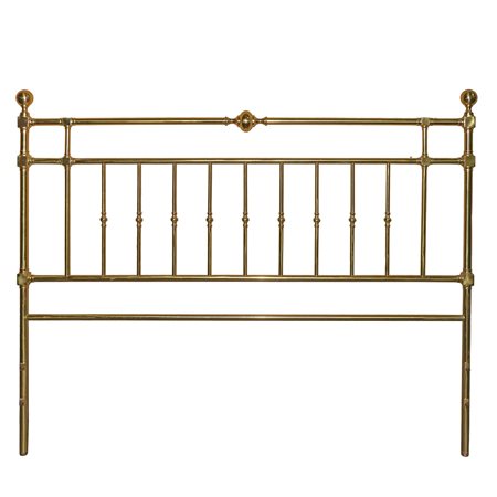 Letto in metallo dorato