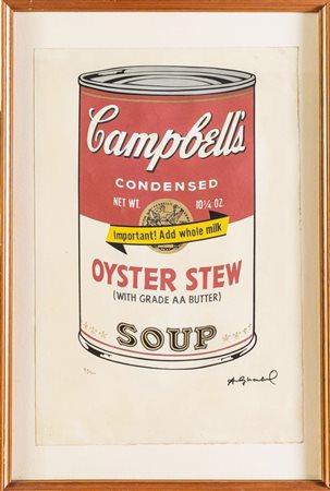 Andy Warhol (Pittsburgh 1928 – New York 1987), "Campbell's Oyster Stew Soup".
