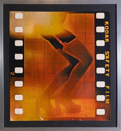 Mario Schifano (Homs 1934 - Roma 1998), "Kodak Safety Film", Anni '70.