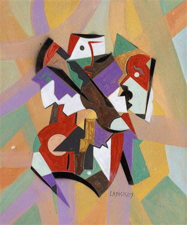 André Lanskoy (Mosca 1902 - Parigi 1976), "Composizione".