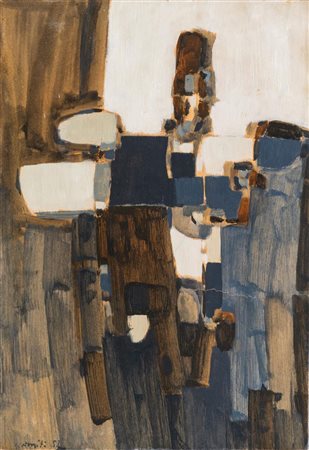 Sergio Romiti (Bologna 1928 - 2000), "Composizione", 1953.