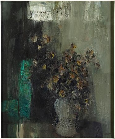 Alberto Abbati (Faenza 1923 - Bologna 2011), "Fiori secchi", 1962.