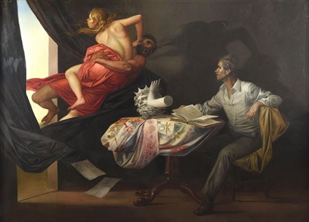 Riccardo Tommasi Ferroni (Pietrasanta 1934 - Pieve di Camaiore 2000), "Ratto di Proserpina".