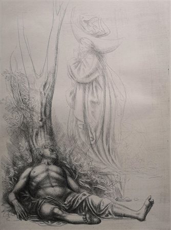 Riccardo Tommasi Ferroni (Pietrasanta 1934 - Pieve di Camaiore 2000), "Senza titolo".