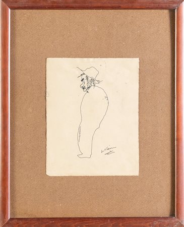 Lorenzo Viani (Viareggio 1882 - Lido di Ostia 1936), "Figura".