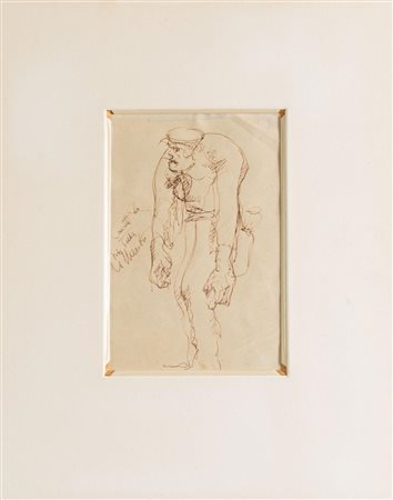 Lorenzo Viani (Viareggio 1882 - Lido di Ostia 1936), "Figura".