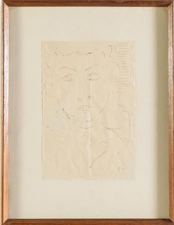 Virgilio Guidi (Roma 1891 - Venezia 1984), "Figura", 1928.