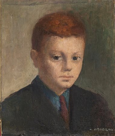 Norma Mascellani (Bologna 1909 - 2009), "Ritratto di fanciullo".
