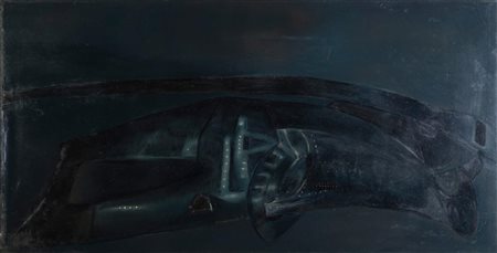 Giovanni Mundula (Formigine 1947), "Arma grigia", 1988.