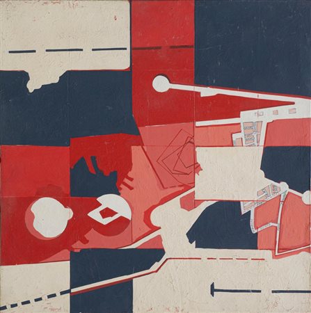 Mario Nanni (Castellina in Chianti 1922 - Bologna 2019), "Geografie dell'attenzione", Anni '70.