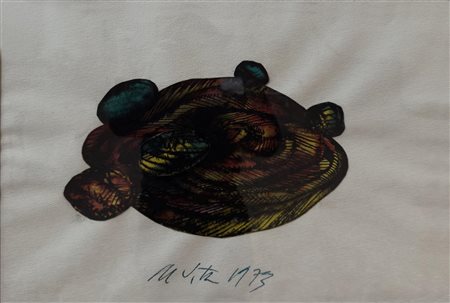 Luciano De Vita (Ancona 1929 - 1992), "Dagli appunti n. 9", 1973.