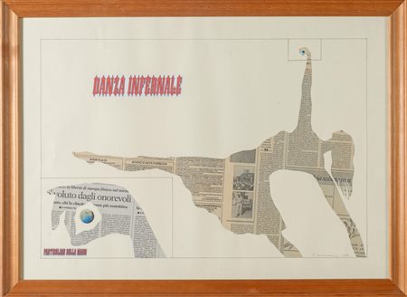 Eugenio Miccini (Firenze, 1925 - Firenze, 19 giugno 2007), "Danza Infernale", 1998.