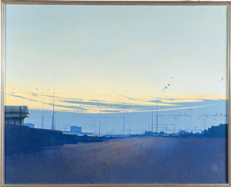 Dino Boschi (Bologna 1923 - 2015), "Punto di fuga", 1983.