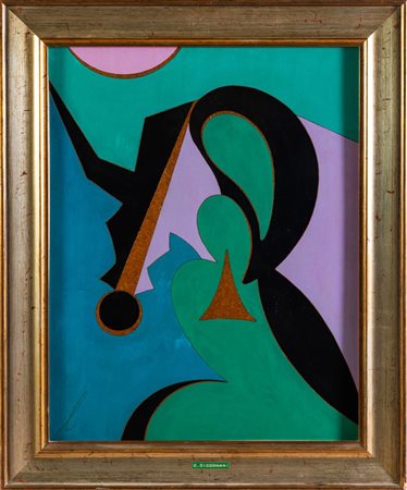 Corrado Cicognani (Bologna 1919 – 1992), "Natività", 1972.