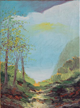 Gian Marco Montesano (Torino 1949), "Paesaggio".