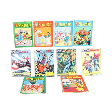 LOTTO DI 10 FUMETTI D'EPOCA 