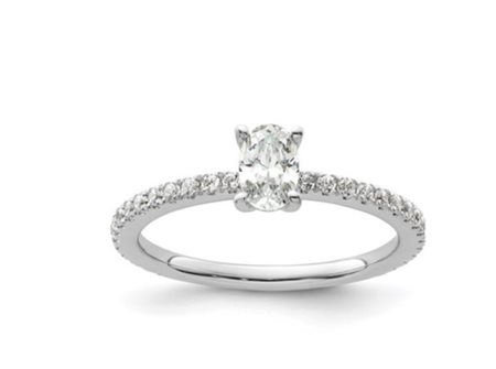 ANELLO IN ORO CON DIAMANTI NATURALI - 1043 NAT 18K