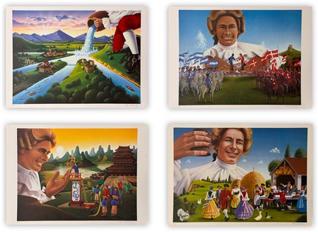 TOMISLAV SPICKIC (1932) - Lotto unico composto da 4 litografie