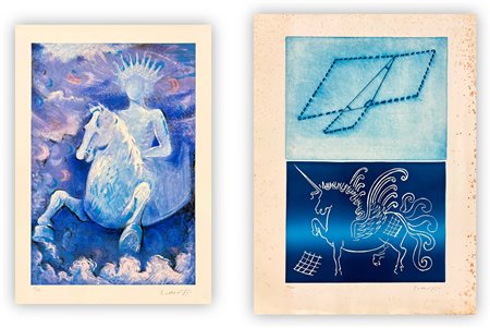 FELICE LUDOVISI (1917-2012) - Lotto unico composto da 2 opere grafiche