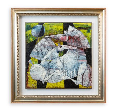 FRANCO ANSELMI (1950) - Due cavalli