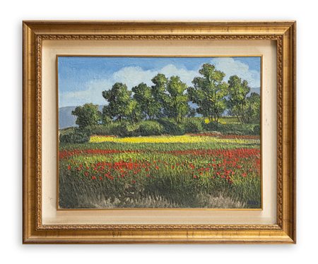 PAOLO CAPONI (1957) - Paesaggio Toscano