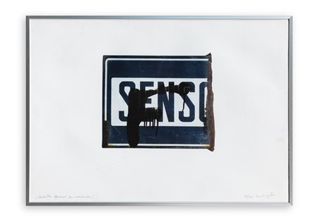 MIRELLA BENTIVOGLIO (1922-2017) - Cartello spezzato per incidente