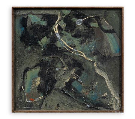 PAOLO SCHIAVOCAMPO (1924-2022) - Studio per la veglia verde, 1962