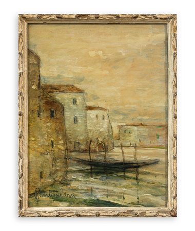 RAUL VIVIANI (1883-1965) - Vecchie case veneziane