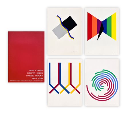 AUTORI VARI (FRANGI, HERDEG, PIEMONTI E RUDIN) - Senza Titolo, 1974