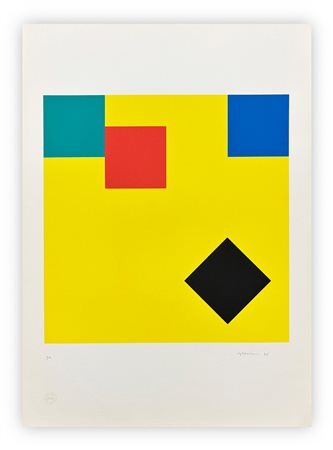 CAMILLE GRAESER (1892-1980) - Vertical- relation der horizontalen, 1973