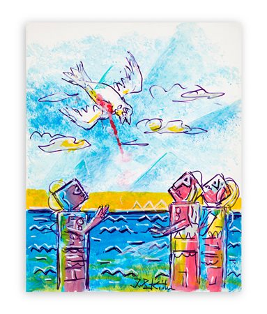 IBRAHIM KODRA (1918-2006) - Senza Titolo