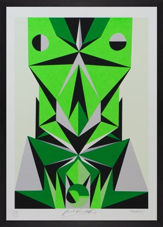 Tancredi Fornasetti, “Iperspazio”, anni 2010, serigrafia polimaterica su...